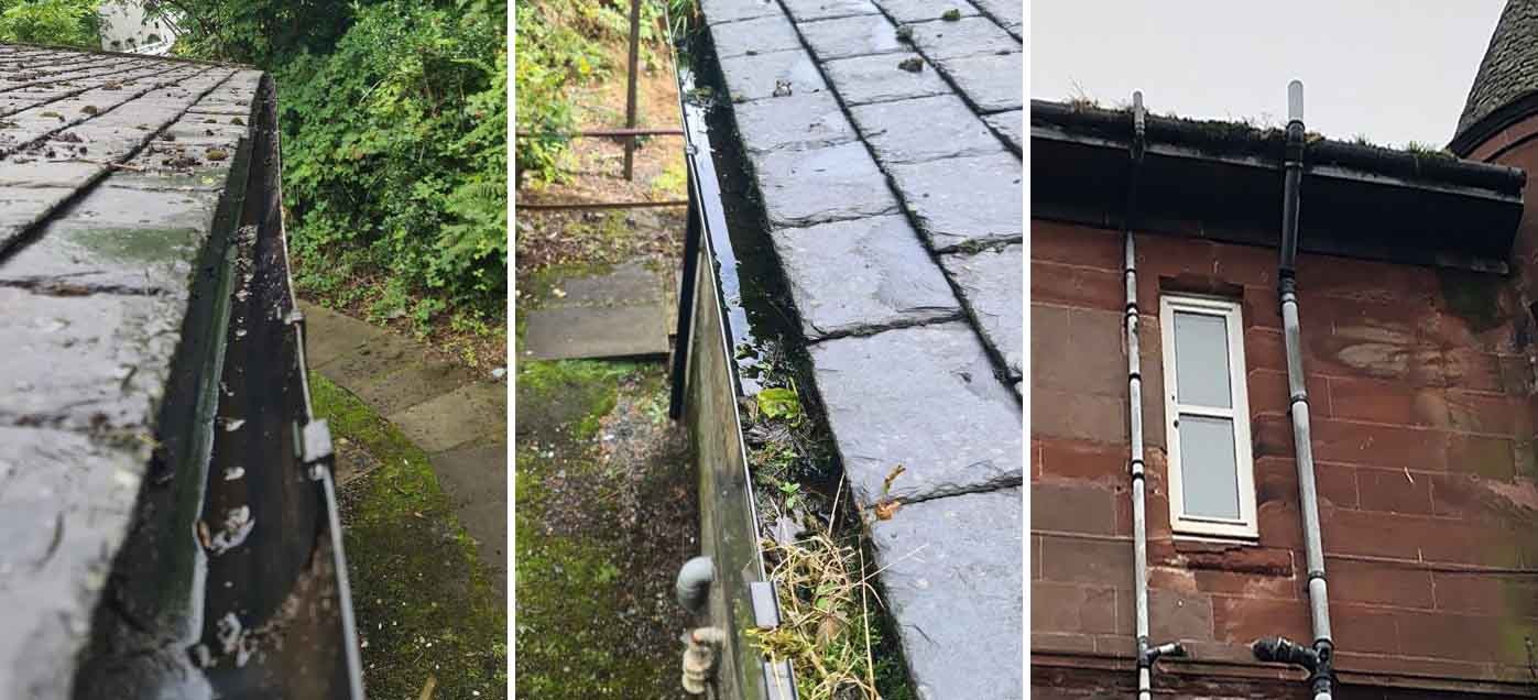 gutter cleaning in Glasgow