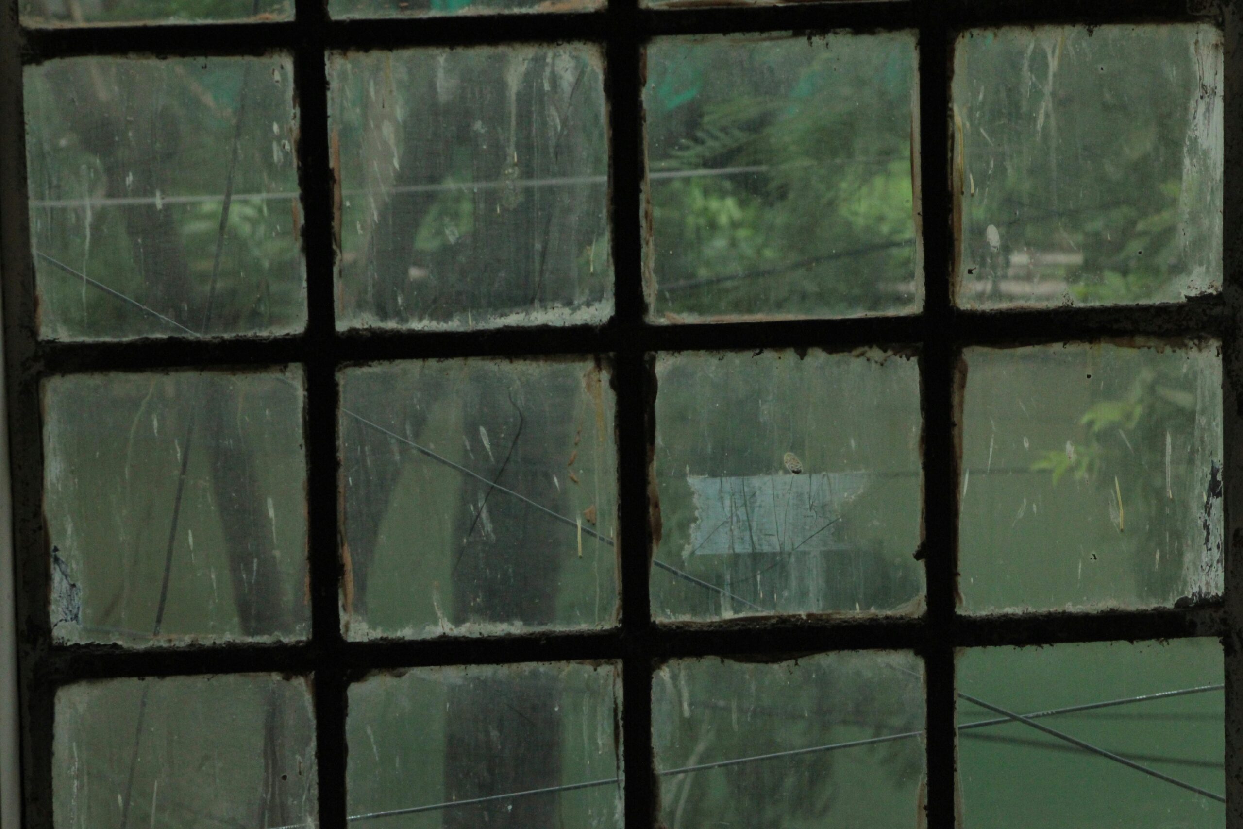 black mark stains on windows